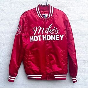 NEW mikes hot honey official bomber varsity starter jacket 🍯